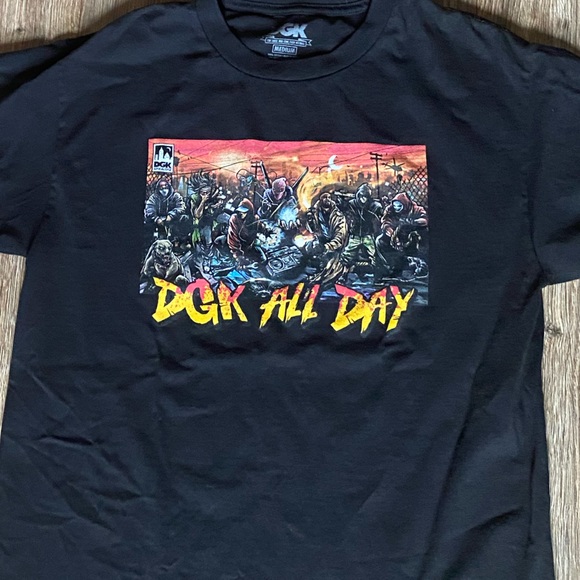 DGK Men’s All Day Black T-Shirt - Picture 2 of 5